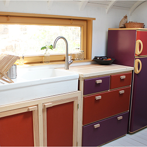 photo de meubles de cuisine en bois