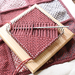 photo d'un cadre de tissage continu